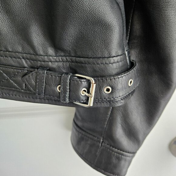 Zara TRF 100% Sheepskin Leather Jacket - Picture 6 of 9